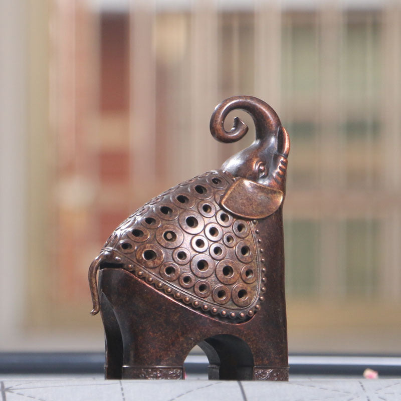 Muzi Elephant Incense Burner