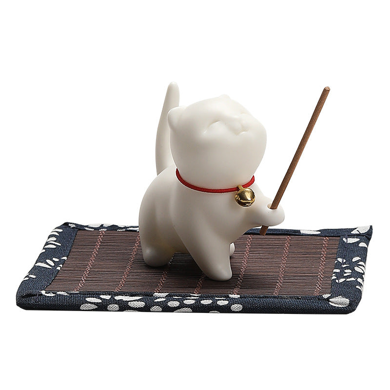 Meow Incense Holder