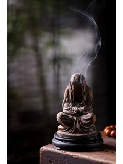 The ceramic Zen-style incense holder